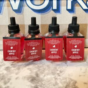 Four Bath & Body Works Country Apple Wallflower Refills